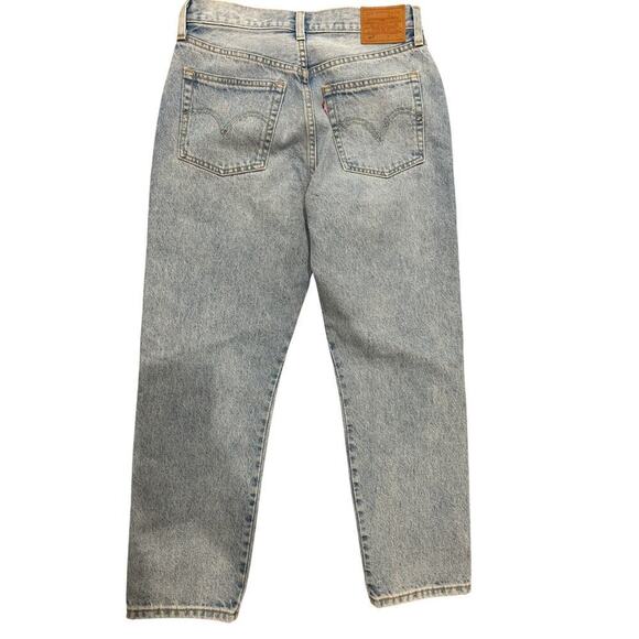 Levi's 501 $128 Side Studded Bling Light Wash Jeans Size 27 NWOT - Picture 2 of 6